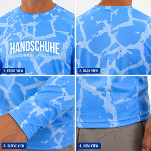 T-shirt de pêche à manches longues à séchage rapide sur mesure, chemises imperméables, vêtements de sport, sublimation intégrale, coton polyester, chemises pour homme - Product Image 4