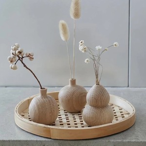 <b>Small</b> Wooden Flower Vase | Japanese Style Desktop Decor for Home & <b>Office</b> - Product Image 6