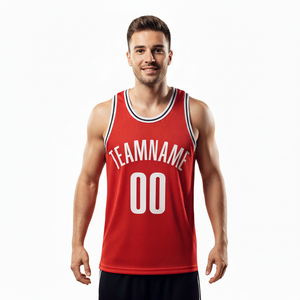 Maillot de basket-ball pour hommes avec logo personnalisé, 100% polyester, respirant et élégant, nouveau style confortable pour les joueurs - Product Image 2