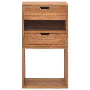 Armoire de rangement en teck massif naturel chaud, catégorie de produits : armoires de classement - Product Image 3