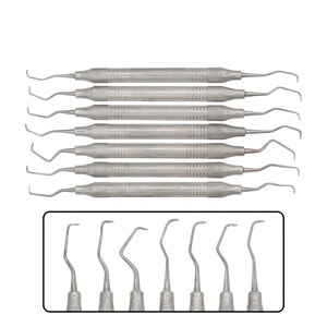 Juego de Curetas Periodontales Gracey Profesionales, Instrumentos Dentales de Acero Inoxidable, Juego de Curetas Gracey para Higiene Dental - Product Image 4