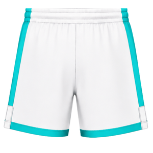 Pantalones Cortos de Rugby Color Turquesa Blanco, Cintura Elástica con Cordón, Uniforme de Equipo Personalizado, Ropa Deportiva Transpirable para Entrenamiento y Alto Rendimiento - Product Image 2