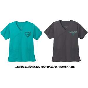 เสื้อสเวตเตอร์ขัดคอวีสำหรับผู้หญิงลายปักโลโก้ข้อความเสื้อเบลาส์หลากสีสำหรับ WW4760ออกแบบได้ตามที่ต้องการ - Product Image 4