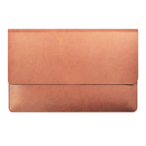 Custom Leather Laptop Sleeve Full Grain Leather Protective Laptop <b>Case</b> Business Travel <b>Computer</b> Bag with Zipper Closure Shoulder - Product Image 6