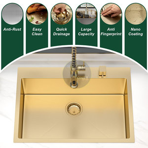 Éviers de cuisine les plus vendus, faible MOQ, derniers modèles, couleur et taille personnalisables - Product Image 3