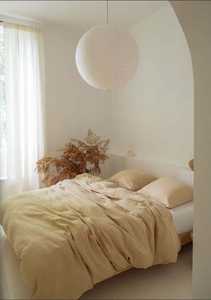 Parure de couette 100% coton avec deux taies d'oreiller, tissage doux 300TC, pour la maison, l'hôtel, les chambres de mariage, usage quotidien. - Product Image 2