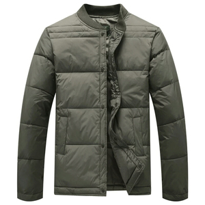 Men's Two-Tone Custom Puffer Jacket Quilted Stand Collar Winter <b>Bubble</b> <b>Coat</b> OEM Logo Wholesale B2B Multi-Color Padded Outerwear - Product Image 6