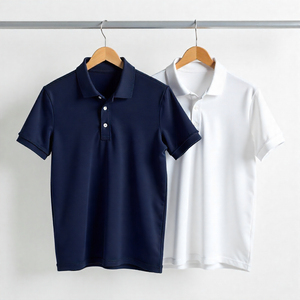 OEM/ODM High Quality Custom Men's <b>Shirts</b> 100% Cotton Stand up <b>Collar</b> Design Polo <b>Shirts</b> Men Polo <b>t</b> <b>Shirt</b> for Men Golf Polo <b>Shirt</b> - Product Image 2