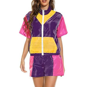 Conjunto Deportivo Corto Cortavientos para Mujer, Traje Deportivo Ligero y Resistente al Viento para Gimnasio y Correr - Product Image 6