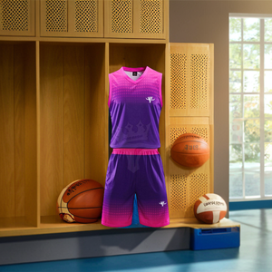 คุณภาพสูงที่กําหนดเองพิมพ์ชุดบาสเกตบอลสําหรับชายฤดูร้อนฤดูร้อน Unisex ทีมเครื่องแบบโลโก้ Quick DRY Breathable - Product Image 2