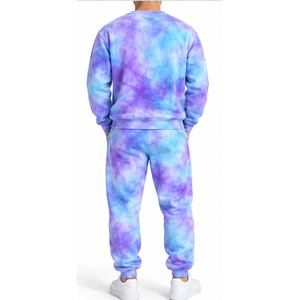 Conjunto Deportivo Tie Dye Oversize con Sudadera con Capucha y Pantalones de Chándal Holgados, Ropa Urbana Moderna para Venta al Por Mayor a Nivel Global - Product Image 2