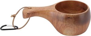 Taza Kuksa de Estilo Nórdico, Taza de Madera Hecha a Mano, Económica, para Café, Camping, Viajes y Uso al Aire Libre, por M/S SHAAD HANDICRAFTS - Product Image 6
