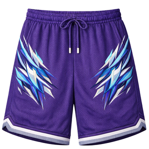 Men’s Lightweight Summer <b>Mesh</b> Sports Shorts Casual Loose Fit Gym Training Running Fitness Quick Dry Breathable <b>Pants</b> - Product Image 1