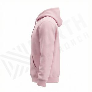 Sweat-shirt à capuche en coton mélangé pour homme, logo personnalisé OEM, sweat-shirt en polaire d'hiver, streetwear, vêtements de sport, haut personnalisé - Product Image 3