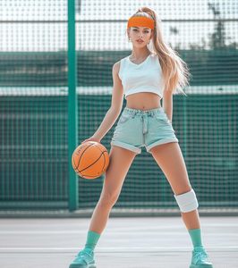 Accesorios para el Cabello a la Moda, Diademas Deportivas de Tela de Poliéster con Diseño Sublimado - Product Image 4