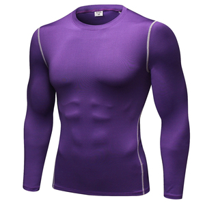Men's Black <b>Long</b> <b>Sleeve</b> <b>Compression</b> <b>Shirt</b> & Pants Set Crew Neck Full Length Quick Dry Sporty Fit Lightweight Spandex Polyester - Product Image 6