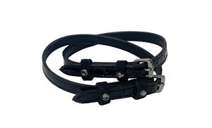 Correas de cuero de charol para caballos. - Product Image 3