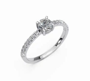 Élégante sélection d'or massif 9kt, 14kt, 18kt : options en jaune classique, rose moderne et blanc sophistiqué - Product Image 5