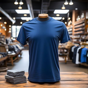 Camiseta de alta calidad en oferta, 100% algodón, camiseta para hombre con estampado personalizado, estilo liso, directamente de fábrica en Bangladesh. - Product Image 2