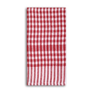 100% Cotton Quick Dry Checkered Pattern <b>Kitchen</b> <b>Towel</b> 100% OEM Red color <b>Kitchen</b> <b>Towels</b> for Christmas. - Product Image 2
