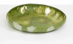 Plato de Resina de Diseño Clásico y Moderno, Platos Japoneses para Ensalada, Frutero con Textura de Mármol, Hecho a Mano, Duradero, para Bodas - Product Image 4
