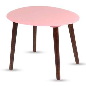 Mesa de Centro de Madera |   Mesa de Cóctel |   Mesa de Centro/Mesa Auxiliar para Decoración de Sala de Estar, Dormitorio y Oficina (Rosa) - Product Image 1