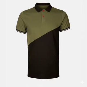 Chemise décontractée à manches courtes pour homme, en coton mercerisé imprimé et brodé, infroissable, avec poche - Product Image 2