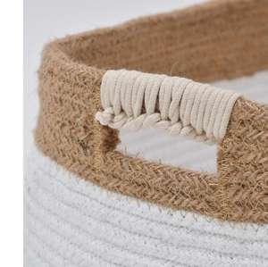 Panier tissé à la main pour fruits, linge et rangement domestique – Design robuste et élégant, respectueux de l'environnement - Product Image 3