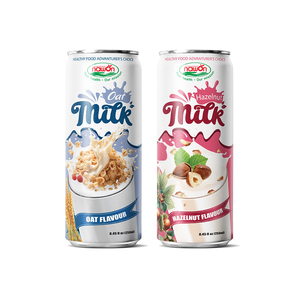 Wholesale 250ML <b>Canned</b> Nawon Nut Milk Drinks Pitaschio Flavor Vegan <b>Fruit</b> Milk Nut Milk Beverage OEM Private Label Free Sample - Product Image 3