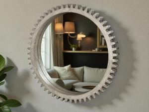 Luxury Modern Design Handmade Horn <b>Mosaic</b> Wall <b>Mirror</b> Elegant Natural Horn Inlay Decorative <b>Mirror</b> for Home Office Weddings - Product Image 3