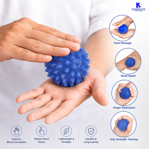 K Star – boules d'énergie d'acupression pointues pour la thérapie des mains, pour soulager le stress, la circulation sanguine, outil de massage de réflexologie - Product Image 4