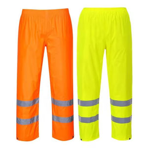 Wholesale Safety Equipment's Fluorescent Yellow <b>Work</b> Pants Hi Vis Reflective Heavy Duty <b>Cargo</b> Pants Supplier OEM Service - Product Image 3