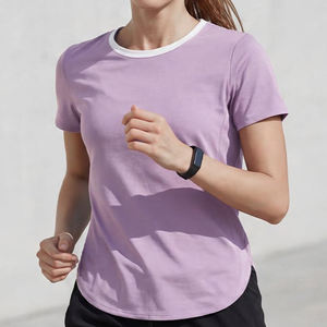 Wholesale Cheap Price Quick Dry And Breathable <b>Women</b> Gym <b>T</b> <b>Shirts</b> New Design High Quality <b>Women</b> Gym <b>T</b> <b>Shirt</b> In Bulk Quantity - Product Image 3