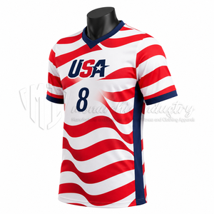 Camiseta de Fútbol Personalizada, Camiseta de Equipo de Fútbol, Impresión por Sublimación, Ropa Deportiva Transpirable de Secado Rápido, OEM - Product Image 3
