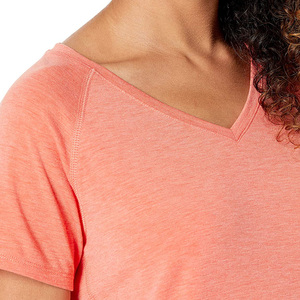 T-shirt Femme Tendance Style Urbain Haut de Gamme Impression Logo Personnalisé Couleur Unie Vente en Gros Fournisseur Vêtements Décontractés Design - Product Image 3