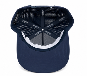 Casquette de golf personnalisée à 5 panneaux avec visière incurvée découpée au laser, fermeture snapback, chapeau décontracté de performance supérieure pour le sport et les activités de plein air - Product Image 4