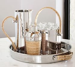 Outils de cocktail haut de gamme, décoration de table sophistiquée, accessoires de cuisine de luxe, style de comptoir de bar, accents métalliques pour la maison, fête - Product Image 4