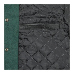 Custom Men's Varsity <b>Jacket</b> with Stand Collar and Front Logo Winter Custom Color Slim Fit Windproof Breathable - Product Image 5