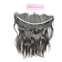 Extensions de cheveux humains bruts vietnamiens de luxe, couleur naturelle, double épaisseur, non traités, avec frontal HD 13*4, vente en gros