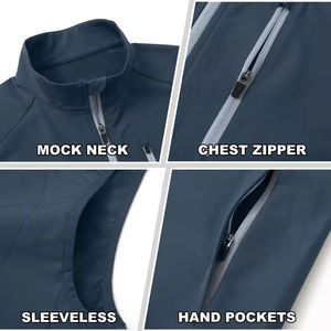 Gilet de sécurité Softshell en polaire orange haute visibilité ANSI Classe 2, imperméable, chaud, écologique, chauffant, avec poches pour l'hiver - Product Image 4