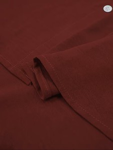 Camisa de Lino/Algodón Tejida Transpirable de Manga Larga, Informal, Cómoda, de Color Sólido, para Hombre, de Bangladesh - Product Image 5