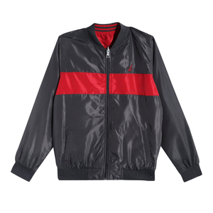 Custom made <b>reversible</b> zipper bomber baseball <b>jacket</b> zip up outdoor casual wear varsity <b>jackets</b> <b>men</b> winter quilted waterproof - Product Image 3