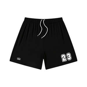 Pantalones Cortos Deportivos Transpirables de Secado Rápido con Estampado Personalizado, Pantalones Cortos de Baloncesto de Malla de Poliéster para Hombre - Product Image 3