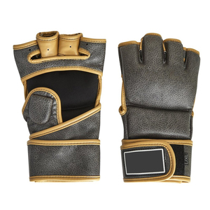 ถุงมือ MMA หนังแท้ปรับแต่งได้ ลดราคาพิเศษ ระบายความชื้นได้ดี ปิดแบบผูกเชือก ช่วยพยุงข้อมือ สำหรับศิลปะการต่อสู้และมวย - Product Image 5