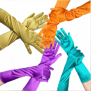 Guantes de moda para mujer, informales, para uso diario, invierno, fiesta al aire libre, largos, negros, blancos, de cuero, con pantalla táctil, cómodos, cálidos, para ópera, con dedos completos - Product Image 4