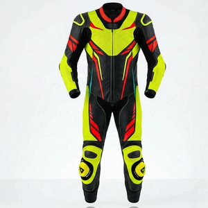 Wholesale genuine leather motorcycle jackets/suits Made Strong Leather Windproof Breathable Summer/Winter Use Safety <b>Road</b> Impact - Product Image 1