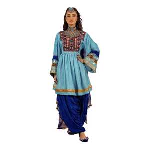 Fashionable Afghani Casual <b>Dresses</b> Traditional Handmade Embroidery Boho Maxi <b>Dress</b> for Women Wholesale - Product Image 1