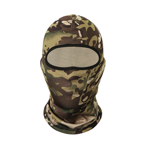 Balaclava respirante et imperméable camouflage, masque facial d'extérieur unisexe adulte 54-56CM, impression par sublimation en polyester - Product Image 4