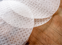 Papier de riz vietnamien rond pour rouleaux de printemps, alimentation asiatique, papier de bambou