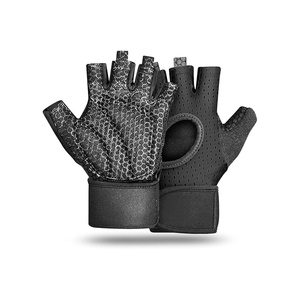 Premium Half Finger <b>Weight</b> Lifting Gloves with Wrist Wrap Support for Gym Fitness Workout <b>Training</b> Bodybuilding Cycling Crossfit - Product Image 1